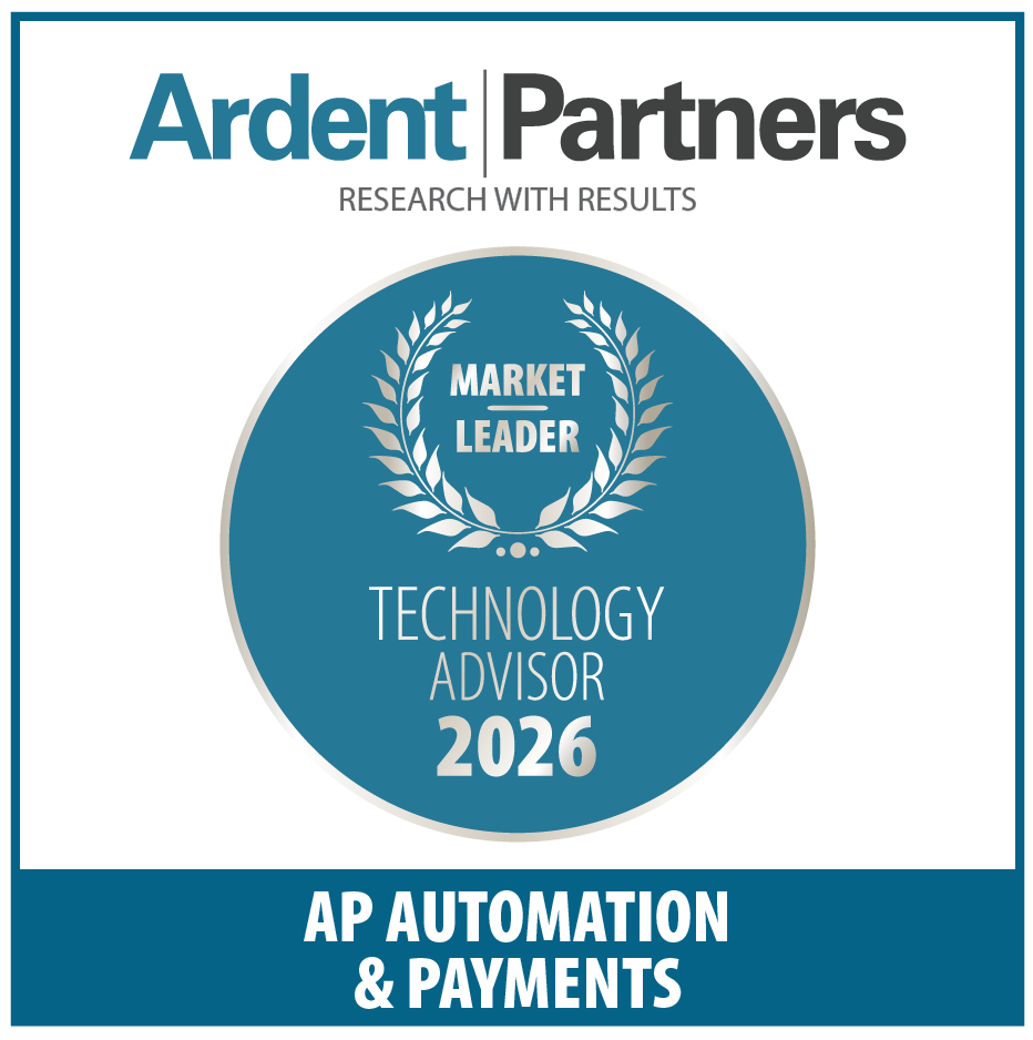 2026 AP and Payments Market Leader and Elite Performer in AI innovation badge