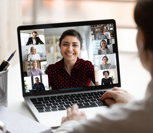 online meeting screen video