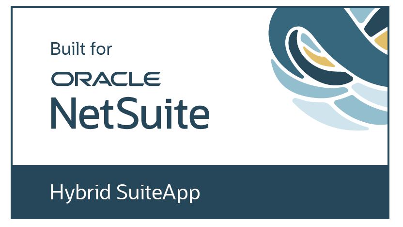 Conçu pour Oracle NetSuite - Badge SuiteApp hybride