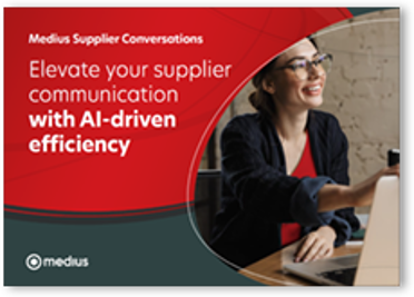 Medius Supplier Conversations product sheet cover