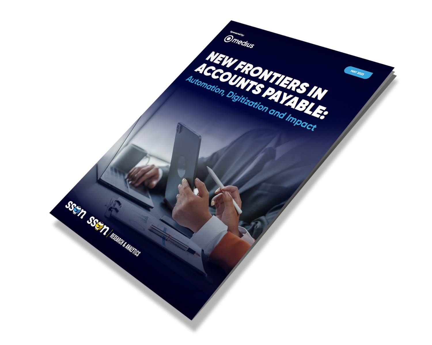 Couverture du rapport SSON : Nouvelles frontières en matière de comptabilité fournisseurs : automatisation, numérisation et impact