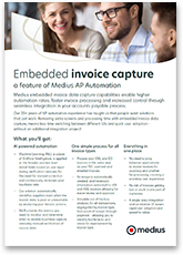 Embedded Invoice Capture Feature Sheet cover